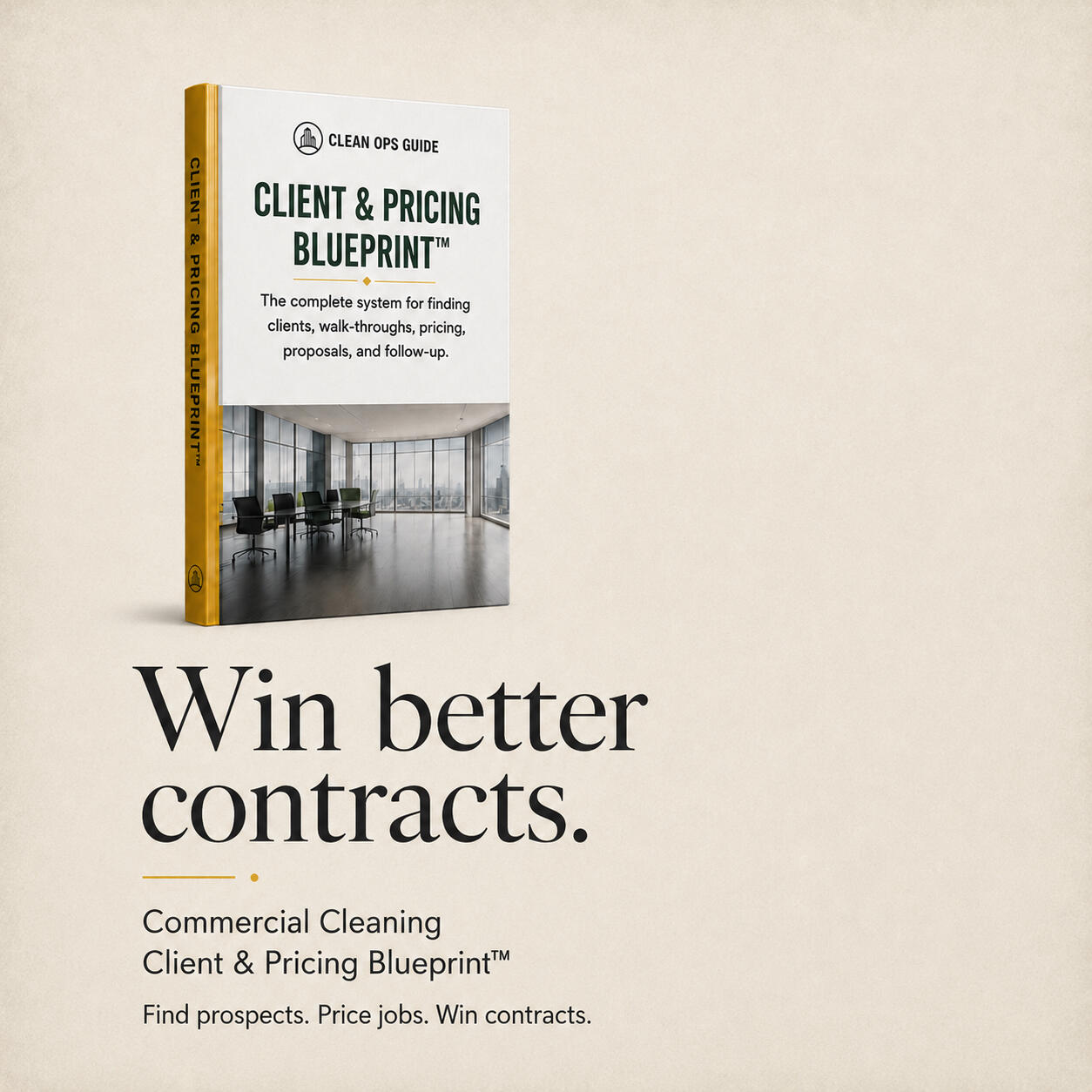 First Commercial Cleaning Client Checklist (Free Download)