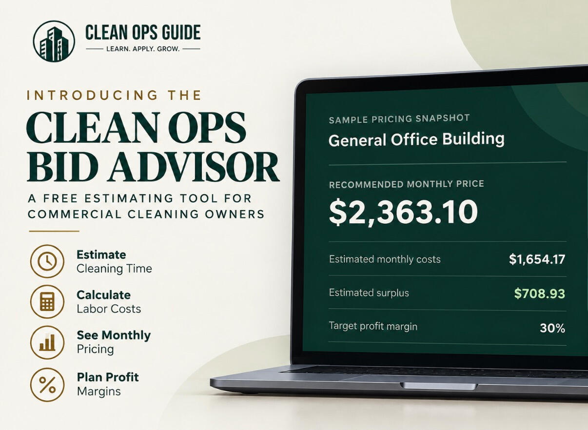 Clean Ops Bid Advisor